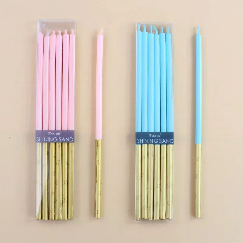 Candle Supplies Luxury - 6pcs Long Birthday Candle Cake Decoration