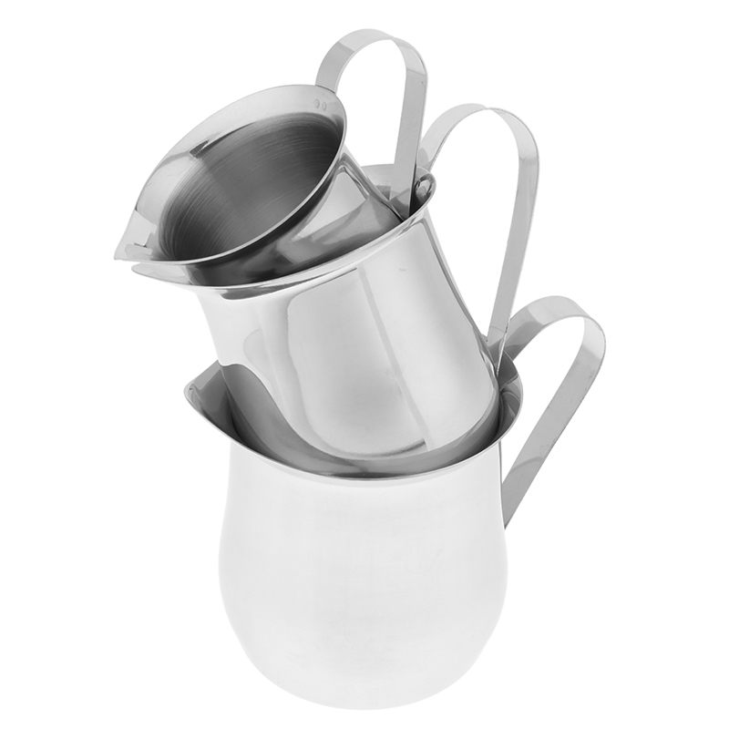 Pour Spout Pitcher - Kitchen Stainless Steel Creamer Pitchers 60-240ML