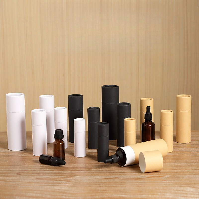 Kraft Paper Box - 10/30/50pcs Essential Oil Bottle Paper Tube