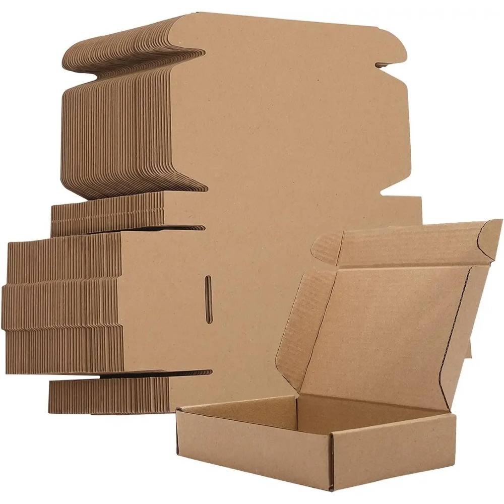 Kraft Paper Box - 10/20PCS Corrugated Box Mailers,Brown Cardboard Shipping
