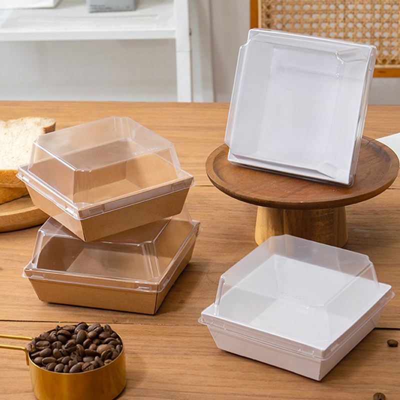 10Pcs Cake Dessert Donut Decor - Kraft Paper Box 评论和价格