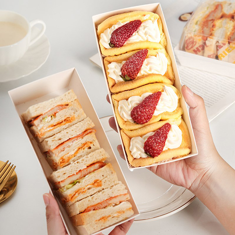 10Pcs Cake Dessert Donut Decor - Kraft Paper Box 评论和价格