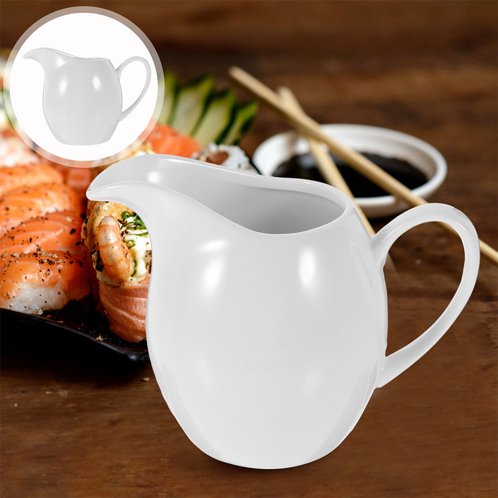 2Pcs Ceramic Milk Jug Creamer  - Pour Spout Pitcher 评论和价格