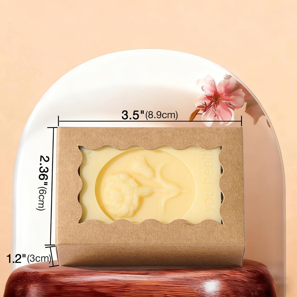 40PCS Kraft Paper Soap Boxes w - Kraft Paper Box 评论和价格