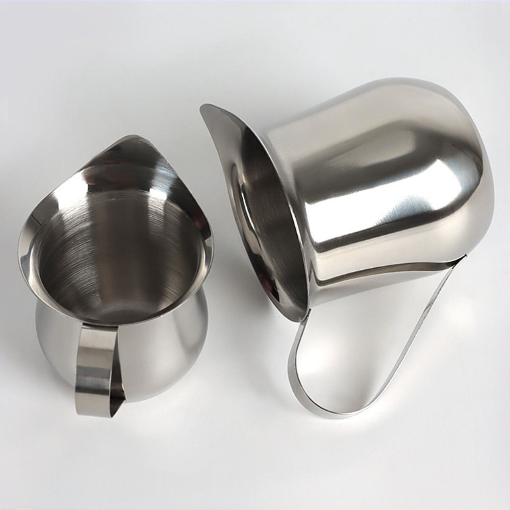 New Stainless Steel Coffee Mil - Pour Spout Pitcher 评论和价格