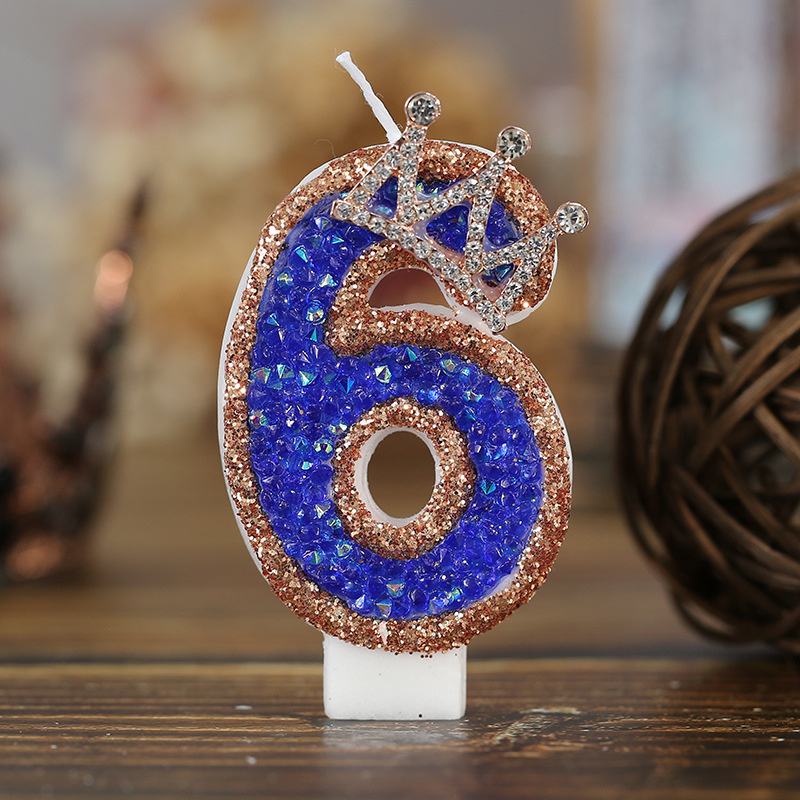 Blue Birthday Numbers Candles  - Candle Supplies Luxury 评论和价格