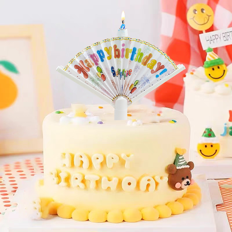 1PCS Surprise Fan Candle Birth - Candle Surprise 评论和价格