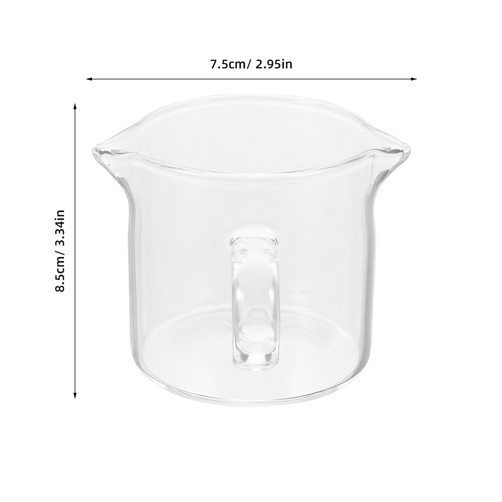 Transparent Small Glass Coffee - Pour Spout Pitcher 评论和价格