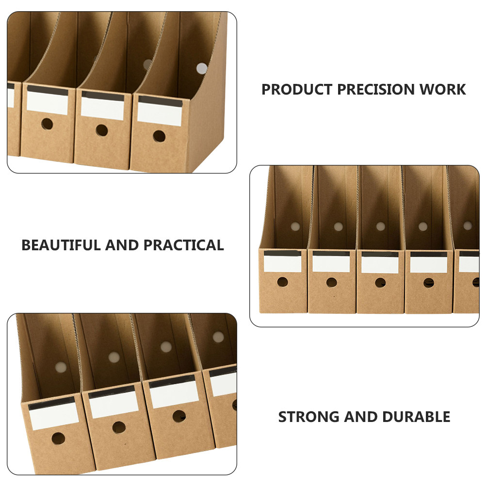 10pcs Kraft Paper File Storage - Kraft Paper Box 评论和价格