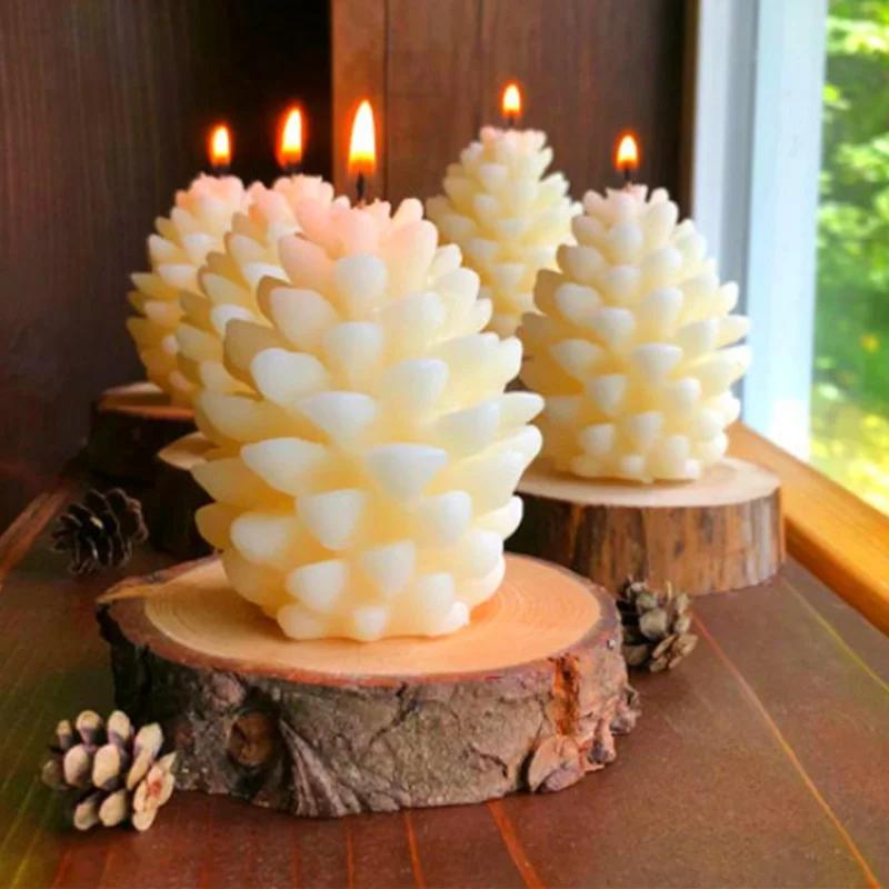 Classic Design Pine Cones Mold - Candle Supplies For Sale 评论和价格