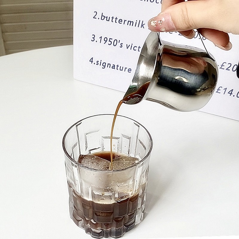 2/3/5/7oz Coffee Milk Frothing - Pour Spout Pitcher 评论和价格