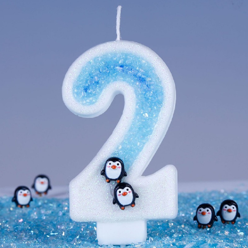 Blue Children's Birthday Candl - Candle Supplies Luxury 评论和价格