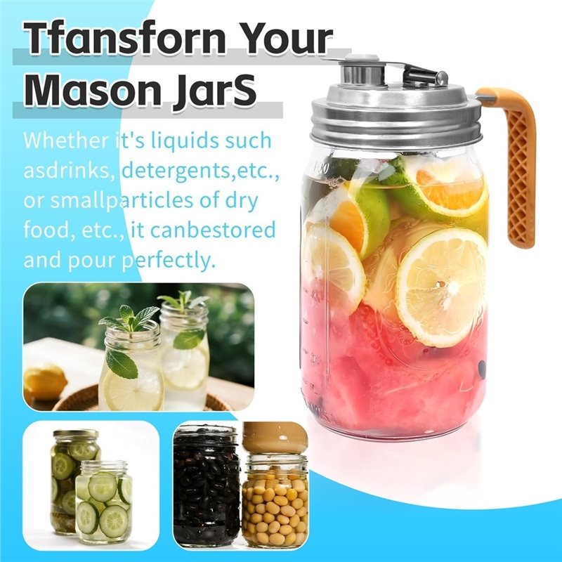 ABXF-3 Pack Masonjar Pour Spou - Pour Spout Pitcher 评论和价格