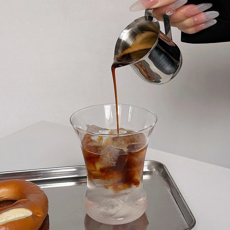 Coffee Milk Frothing Pitcher C - Pour Spout Pitcher 评论和价格