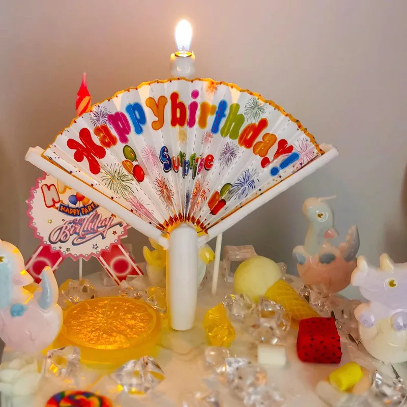 1/3Pcs Surprise Fan Birthday C - Candle Surprise 评论和价格