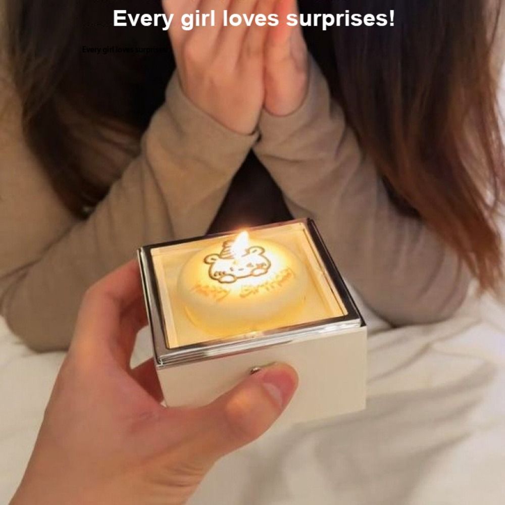 Automatic Flip Bear Flip Ring  - Candle Surprise 评论和价格
