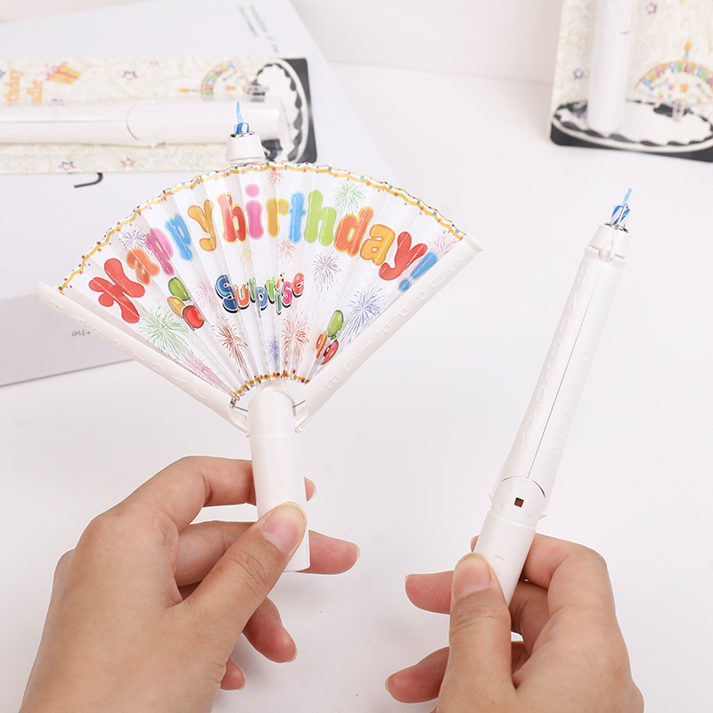 Creative Surprise Fan Birthday - Candle Surprise 评论和价格