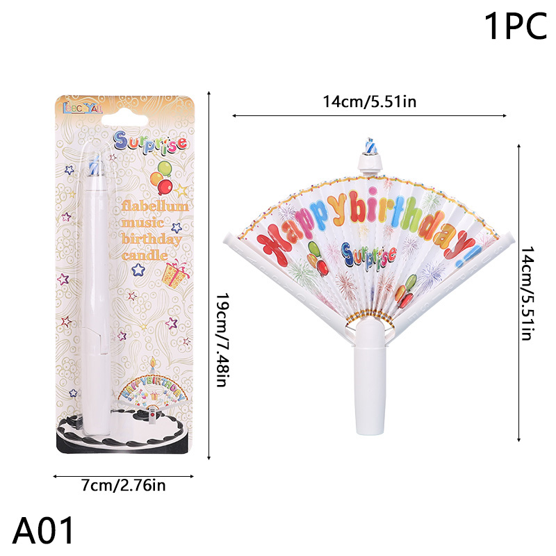 Creative Surprise Fan Birthday - Candle Surprise 评论和价格