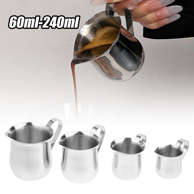 New！Coffee Milk Frothing Pitch - Pour Spout Pitcher 评论和价格
