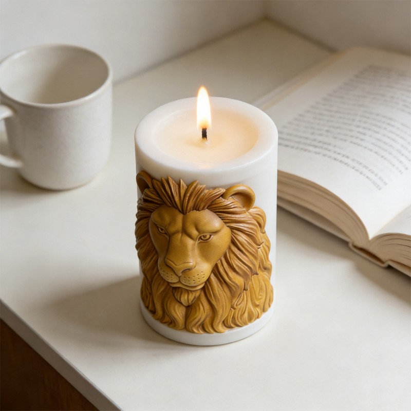 Animals Lion Candle Molds Sili - Candle Supplies Luxury 评论和价格