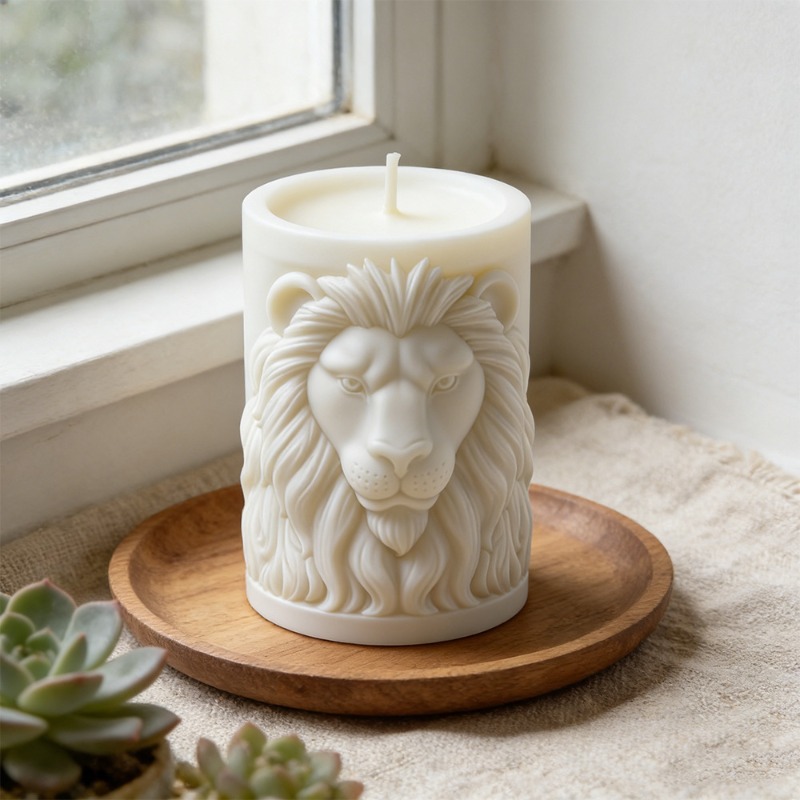 Animals Lion Candle Molds Sili - Candle Supplies Luxury 评论和价格