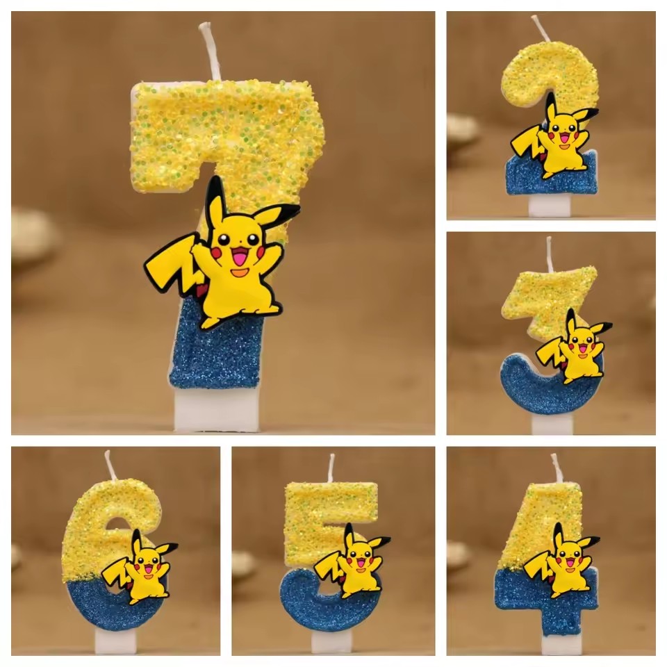 Cartoon Pokemon Candles Cake A - Candle Surprise 评论和价格