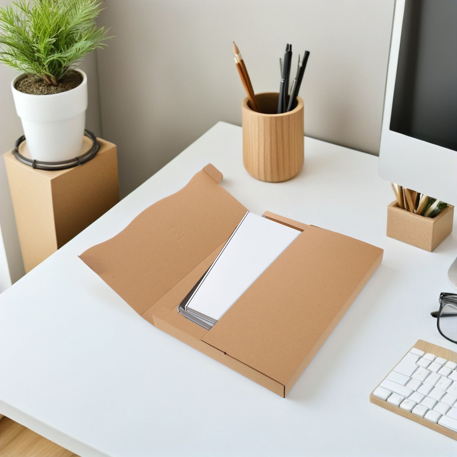 20Pcs Kraft Paper Mailing Boxe - Kraft Paper Box 评论和价格
