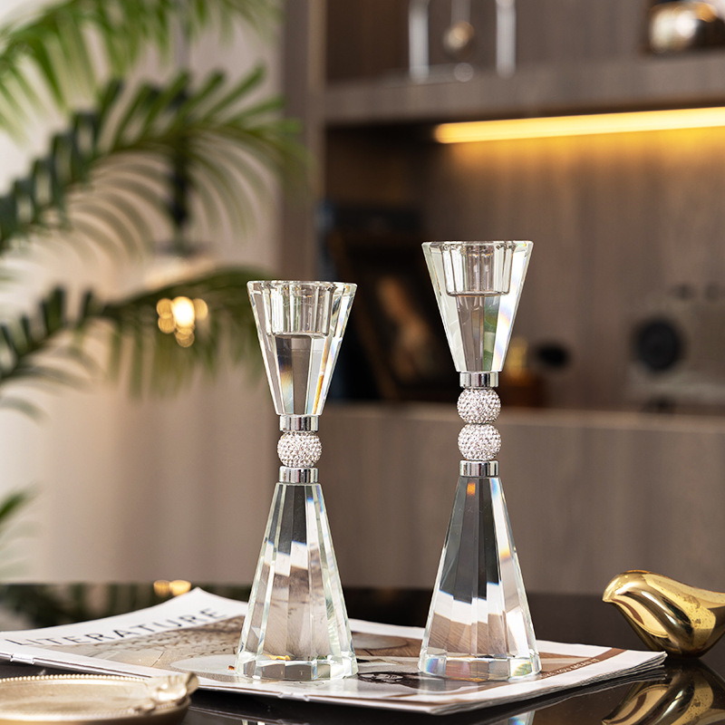 Crystal glass candle holder su - Candle Supplies Luxury 评论和价格