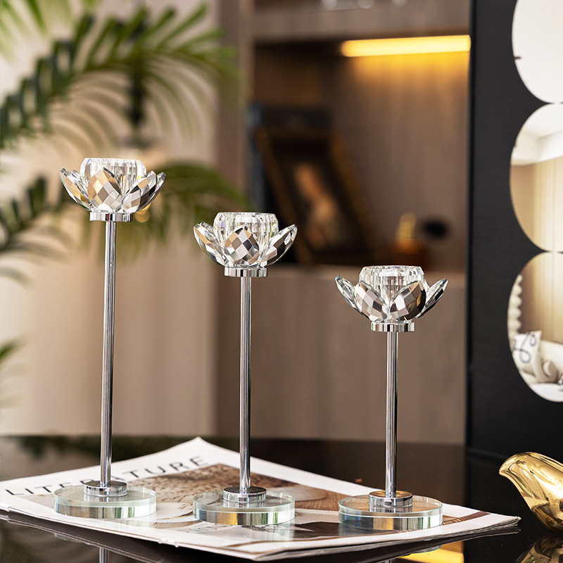 Crystal glass candle holder su - Candle Supplies Luxury 评论和价格