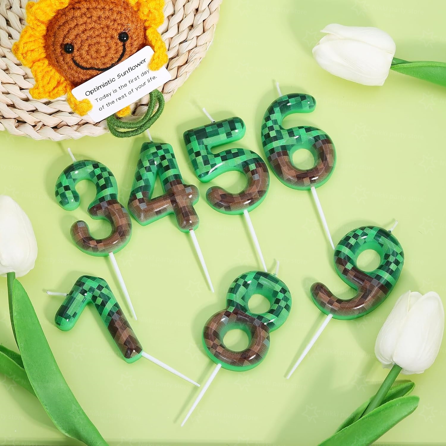 Miner Birthday Candles Birthda - Candle Supplies Video 评论和价格