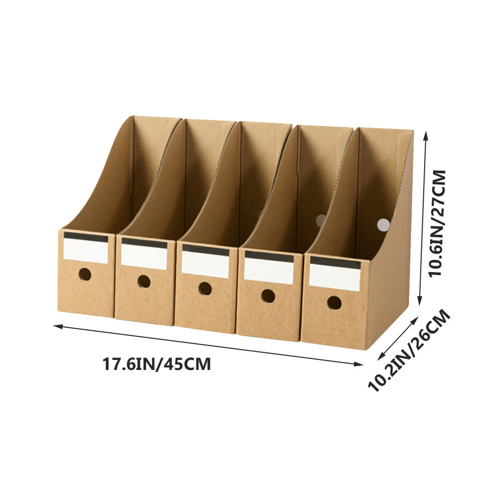 10Pcs File Storage Boxes Offic - Kraft Paper Box 评论和价格