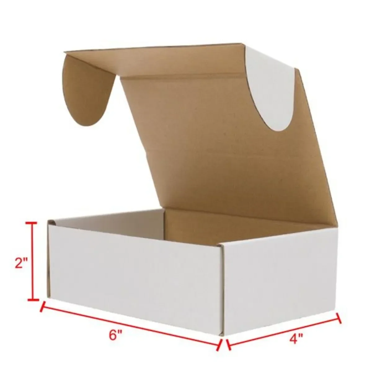 50pcs Corrugated Paper Gift Bo - Kraft Paper Box 评论和价格