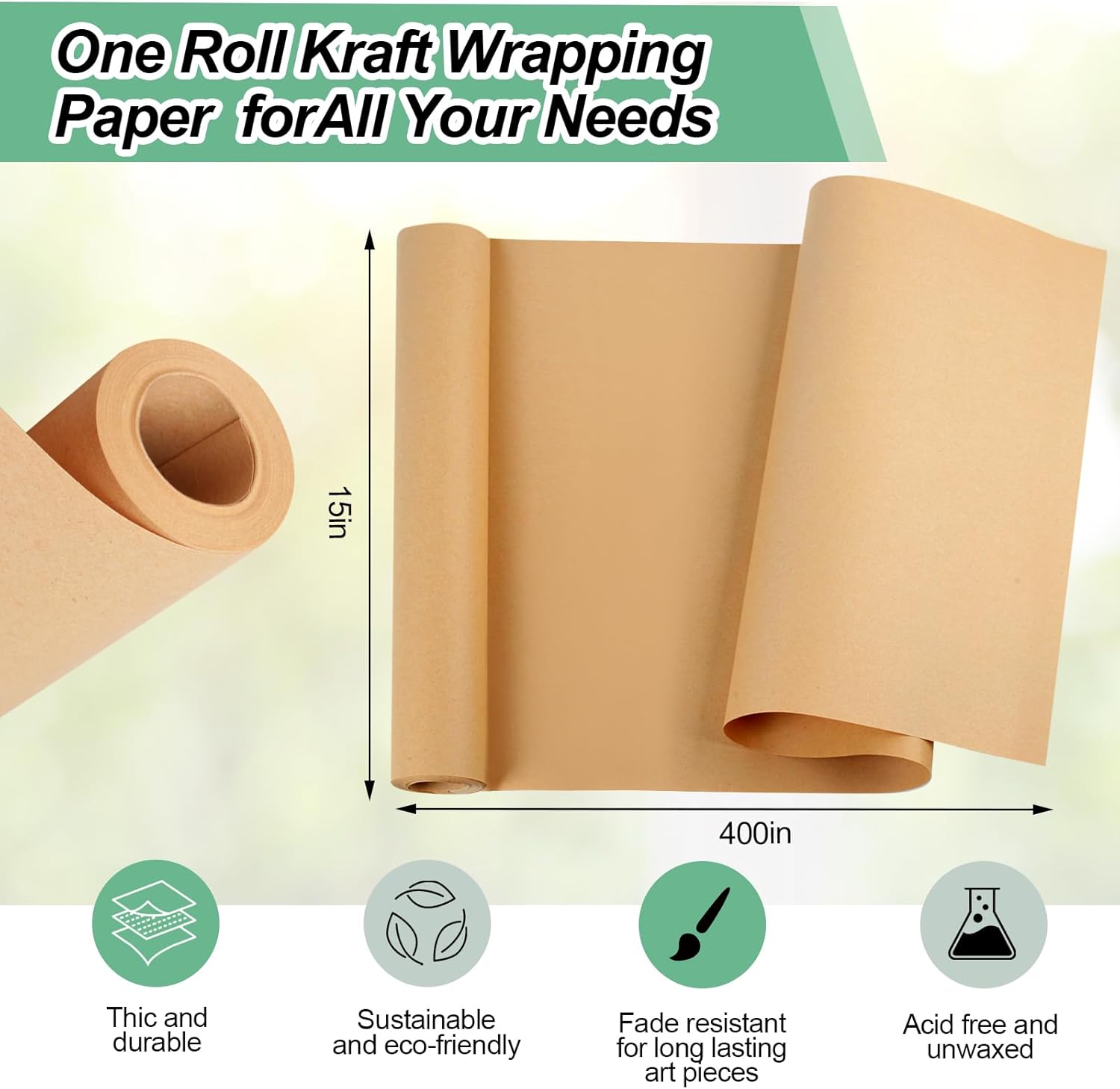 Eco Kraft Masking Paper Roll B - Kraft Paper Box 评论和价格